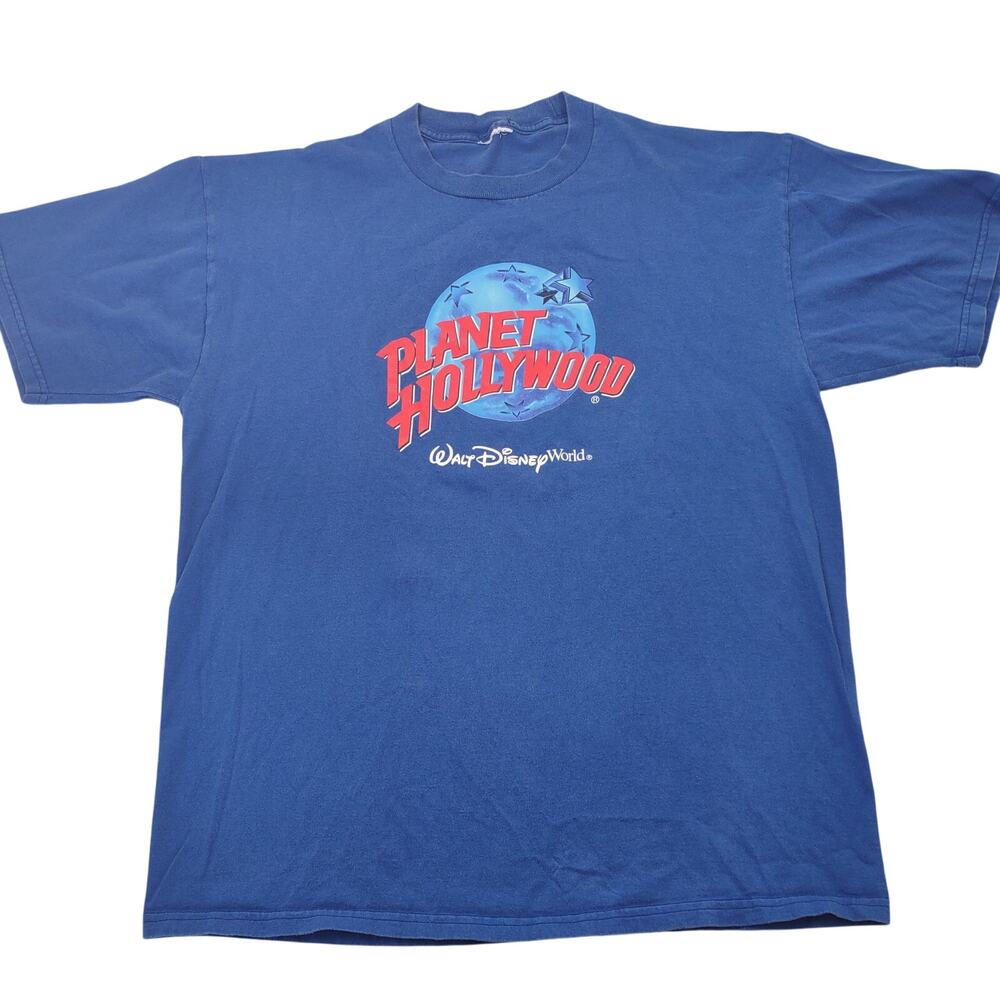 Vintage Planet Hollywood Walt Disney Tee, Size Large